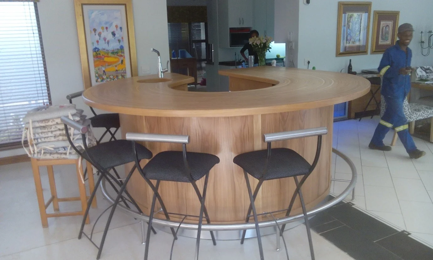 image of a wooden bar